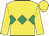 Yellow, Emerald Green triple diamond
