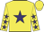 Yellow, purple star, yellow sleeves, purple stars