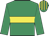 Emerald green, yellow hoop, striped cap