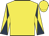 Yellow, yellow and dark blue diabolo on sleeves