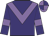 Purple, mauve chevron and armlets, mauve and purple quartered cap