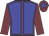 Big-blue body, garnet seams, garnet arms, garnet cap, big-blue star