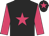 Black body, rose star, rose arms, black cap, rose star