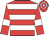 Red, white hoops and armlets