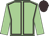 Light green, brown seams, light green sleeves, brown cap