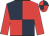 Dark Blue and Red quartered, red sleeves, Quartered cap