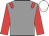 Grey, red epaulets, red sleeves, white cap