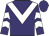 Purple, white chevron, chevrons on sleeves
