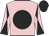 Pink, black disc, diabolo on sleeves, black cap