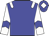 Blue body, white epaulettes, white arms, blue chevron, blue cap, white diamond