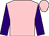 Pink, purple sleeves, pink cap
