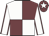 White body, garnet quartered, white arms, garnet seams, garnet cap, white star