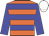 Orange body, big-blue hooped, big-blue arms, white cap