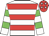 White body, red hooped, white arms, green hooped, red cap, white stars