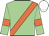 Light green, orange sash and armlets, white cap