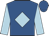 Royal blue, light blue diamond and sleeves