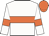 White, orange hoop, armbands and cap