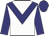 white, navy chevron, navy sleeves and cap