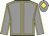 Grey body, yellow seams, grey arms, yellow seams, grey cap, yellow diamond