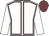 White body, garnet seams, white arms, garnet cap