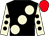 Black, beige disc and armlets