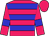 Rose body, big-blue hooped, rose arms, big-blue armlets, rose cap