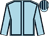 Light blue, dark blue seams, striped cap