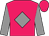 Rose body, grey diamond, grey arms, rose cap