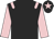 Black, pink epaulettes & sleeves, pink star on cap