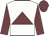 White body, garnet triangle, garnet arms, garnet cap