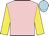 Pink, yellow arms, light blue cap