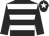 Black & white hoops, black sleeves, white star on cap