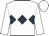 White, dark blue triple diamond, white cap
