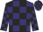 Purple & black check