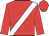 Red, white sash, red cap