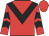 Red, black chevron, black chevrons on sleeves, red cap