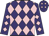 Purple & pink diamonds, purple cap, pink diamonds