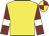 Yellow, maroon sleeves, white armlet, maroon & yellow quartered cap