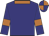 Navy blue, white emblematic 'r' & copper 'c', copper collar and armlets, navy blue and copper quartered cap