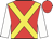 red, yellow cross belts, white sleeves
