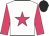 White body, rose star, rose arms, black cap