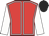 Red body, white seams, white arms, black cap
