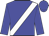 blue, white sash