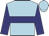 light blue, navy hoop, navy sleeves, light blue cap