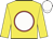 Yellow, white disc, red circle, white cap