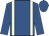 Royal blue, beige braces