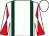 WHITE, DARK GREEN braces, WHITE and RED diabolo on sleeves