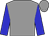 grey, blue sleeves, grey cap