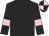 black, pink armlets, quartered cap