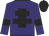 Purple, Black Cross of lorraine, armlets and cap